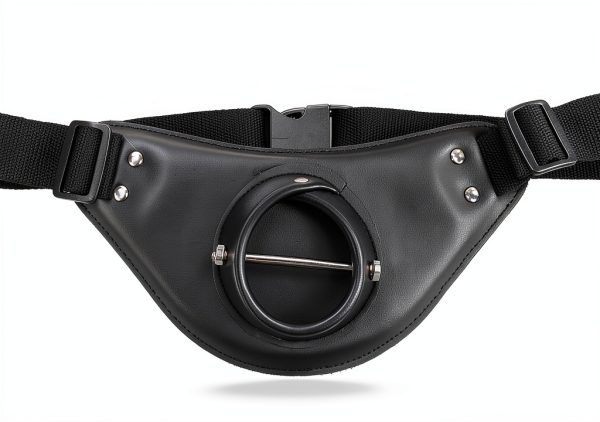 Cyrankngkg Fishing Belt Adjustable PU Leather Rod Holder for Men-2