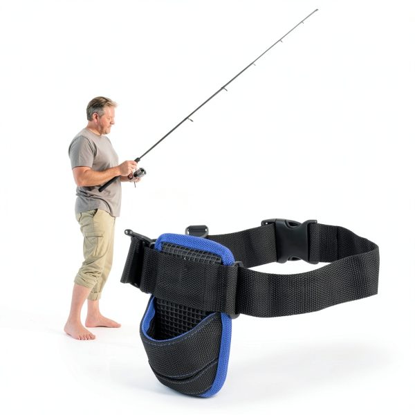 Fishing Waist Belt Akozon PVC Light Weight-1