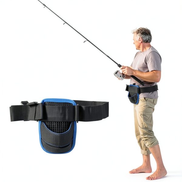Fishing Waist Belt Akozon PVC Light Weight-6