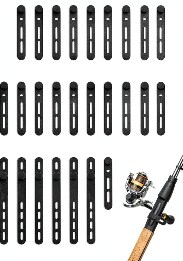 Fishing Rod Straps KCMOSGI Waterproof Silicone-0
