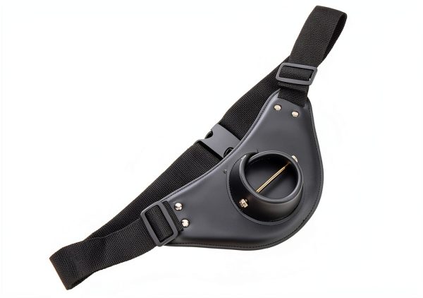 Cyrankngkg Fishing Belt Adjustable PU Leather Rod Holder for Men-7