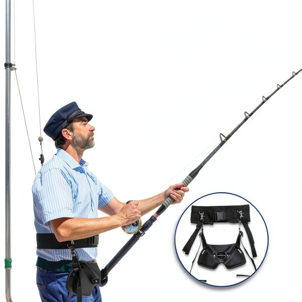 Fishing Belt HERCHR Padded Support Waist Belt-6