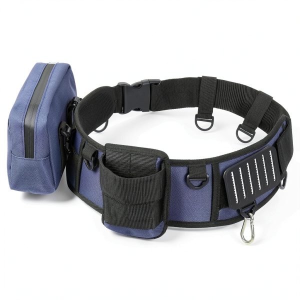 PELLOR Fishing Belt Polyester Blue Buckle-1