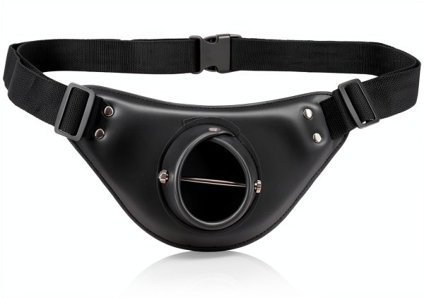 Cyrankngkg Fishing Belt Adjustable PU Leather Rod Holder for Men-0