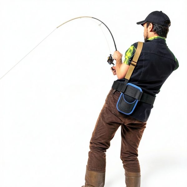 Fishing Waist Belt Akozon PVC Light Weight-2