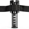 Timsec Adjustable Fishing Waist Belt and Rod Holder Black Nylon-4