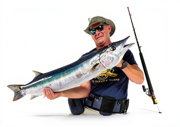 PELLOR Fishing Belt Polyester Blue Buckle-6