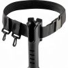 Timsec Adjustable Fishing Waist Belt and Rod Holder Black Nylon-3