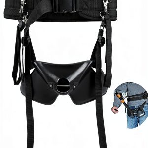 Fishing Belt Harness Frdhee Unisex with Padded Support Steel Buckles-0