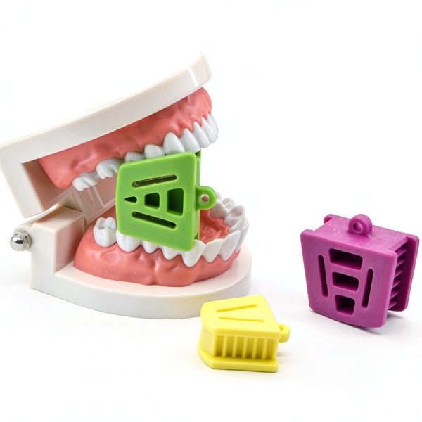 RZJZGZ Dental Oral Silicone Mouth Prop Bite Blocks Latex Free Cheek Retractor (6 Count/pack)-2