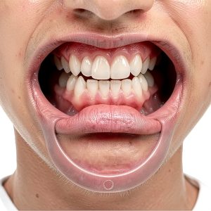 Speak Out Dental Cheek Retractor CN 15 pcs Clear C Shape Mouth Opener-0