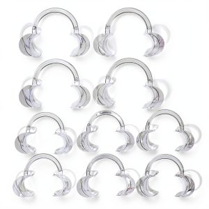 Mouth Openers 10 PCS Set by FAQQI Cheek Retractor for Kids and Adults-0