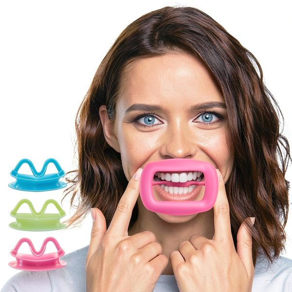 Dental Cheek Retractor Soft Silicone for Teeth Whitening Treating Mouth Opener Blanqueamiento Dental Lip Retractor Orthodontic Supplies Tongue Guard Autoclavable 3 Pcs/Set-2