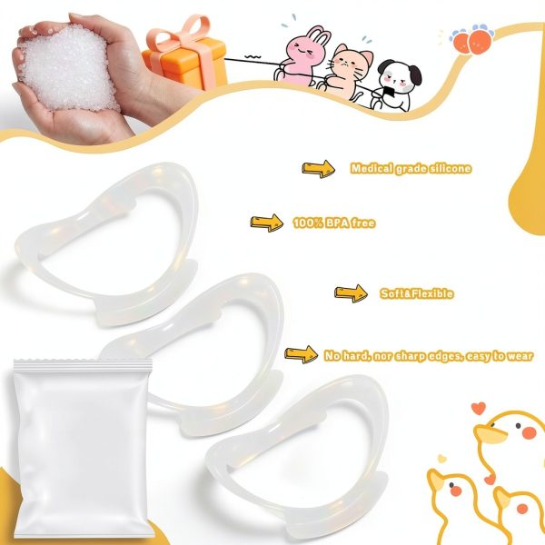 10 Pcs Lip Ring Retractor, Dental Grade Silicone Mouth Opener for-3