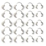 30-Pack Dental Cheek Retractors, Transparent Mouth Opener for Teeth-0