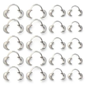 30-Pack Dental Cheek Retractors, Transparent Mouth Opener for Teeth-0