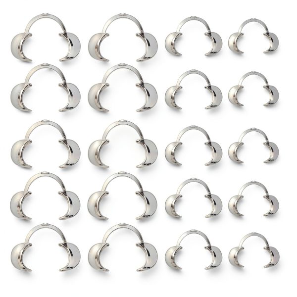 30-Pack Dental Cheek Retractors, Transparent Mouth Opener for Teeth-0